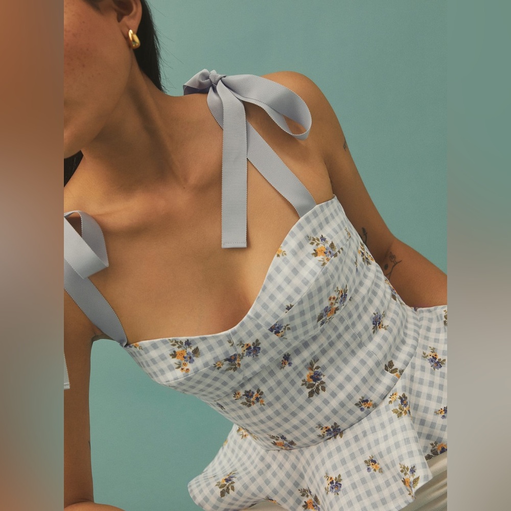 Reformation Kassi Linen Top